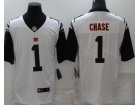 Cincinnati Bengals #1 Ja’Marr Chase  White Color Rush Limited Jersey