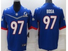 San Francisco 49ers #97 Nick Bosa Blue 2022 Probowl Jersey