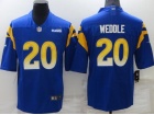 Los Angeles Rams #20 Eric Weddle Blue Vapor Untouchable Limited Jersey