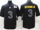 Los Angeles Ram #3 Odell Beckham Jr Black Superbowl Limited Jersey