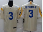 Los Angeles Ram #3 Odell Beckham Jr Cream Limited Jersey