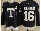 Adidas Toronto Maple Leafs #16 Mitch Marner Dark Blue Staduim Jersey