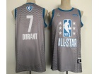 Nike Brooklyn Nets #7 Kevin Durant Grey 2022 All Star Jersey