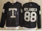 Adidas Toronto Maple Leafs #88 William Nylander Dark Blue Staduim Jersey