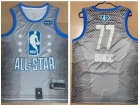 Dallas Mavericks #77 Luka Doncic Grey 2022 All Star Jersey