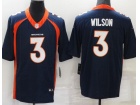 Denver Broncos #3 Russell Wilson Blue Limited Jersey