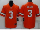 Denver Broncos #3 Russell Wilson Orange Color Rush Limited Jersey