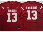 Oklahoma Sooners #13 Caleb Williams Red Limited Jersey