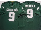 Michigan State Spartans #9 Doak Walker III Green Jersey