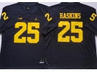 Michigan Wolverines #25 Hassan Haskins Blue Limited Jersey