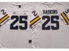 Michigan Wolverines #25 Hassan Haskins White Limited Jersey