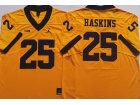 Michigan Wolverines #25 Hassan Haskins Yellow Limited Jersey