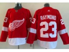 Adidas Detroit Red Wings #23 Lucas Raymond Red Hockey Jersey