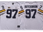 Michigan Wolverines #97 Aidan Hutchinson White Jersey