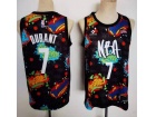 Brooklyn Nets #7 Keven Durant Black Kit Pop Culture Street Art 2022 NBA All-Star Jersey