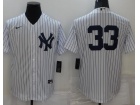 Nike New York Yankees #33 White Cool Base Jersey