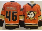 Adidas Anaheim Ducks #46 Trevor Zegras Orange Hockey Jersey