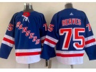 Adidas New York Rangers #75 Ryan Reaves Blue Hockey Jersey