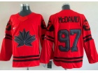 Team Canada #97 Connor McDavid Red Jersey