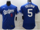 Nike Los Angeles Dodgers #5 Freddie Freeman Blue Flexbase Jersey