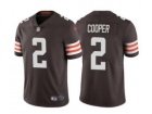 Cleveland Browns #2 Amari Cooper Browm Limited Jersey