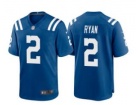 Indianapolis Colts #2 Matt Ryan Blue Limited Jersey