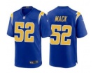 Los Angeles Chargers #52 Khalil Mack Blue Color Rush Limited Jersey