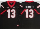 Georgia Bulldogs #13 Stetson Bennett Black Jersey