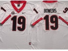 Georgia Bulldogs #19 Brock Bowers White Limited Jersey