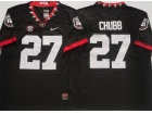 Georgia Bulldogs #27 Nick Chubb Black New Style Jersey