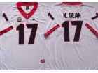 Georgia Bulldogs #17 Nakobe Dean White Limited Jersey