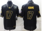 Las Vegas Raiders #17 Davante Adams Black Golden Limited Jersey