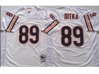 Chicago Bears #89 Mike Ditka White Throwback Jersey