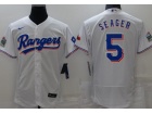 Nike Texas Rangers #5 Corey Seager White Flexbase Jersey