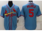 Nike St. Louis Cardinals #5 Albert Pujols Blue Cool Base Jersey