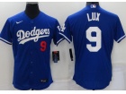 Nike Los Angeles Dodgers #9 Gavin Lux Blue Flexbase Jersey