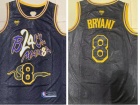 Los Angeles Lakers #8 Kobe Bryant Black Mamba Snake City Jersey