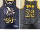 Los Angeles Lakers #24 Kobe Bryant Black Mamba Snake City Jersey