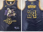 Los Angeles Lakers #8/24 Kobe Bryant Black Mamba Snake City Jersey