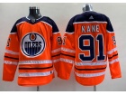 Adidas Edmonton Oilers #91 Evander Kane Orange Jersey