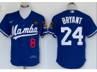 Los Angeles Dodgers #8/24 Kobe Bryant Blue Mamba Cool Base Jersey