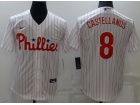 Nike Philadelphia Phillies #8 Nick Castellanos White Cool Base Jersey