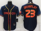 Nike Houston Astros #23 Michael Brantley Blue Space City Cool Base Jersey