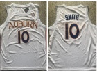 Auburn Tigers #10 Jabari Smith White Jersey