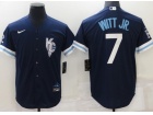 Kansas City Royals #7 Bobby Witt Jr. Blue City Cool Base Jersey