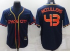 Nike Houston Astros #43 Lance Mcculler Blue Space City Cool Base Jersey