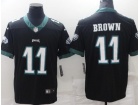 Philadelphia Eagles #11 Aj Brown Black Limited Jersey