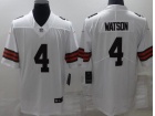 Cleveland Browns #4 Deshaun Watson White Limited Jersey