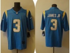 Los Angeles Chargers #3 Derwin James Jr Blue Limited Jersey