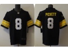 Pittsburgh Steelers #8 Kenny Pickett Black New Style Limited Jersey